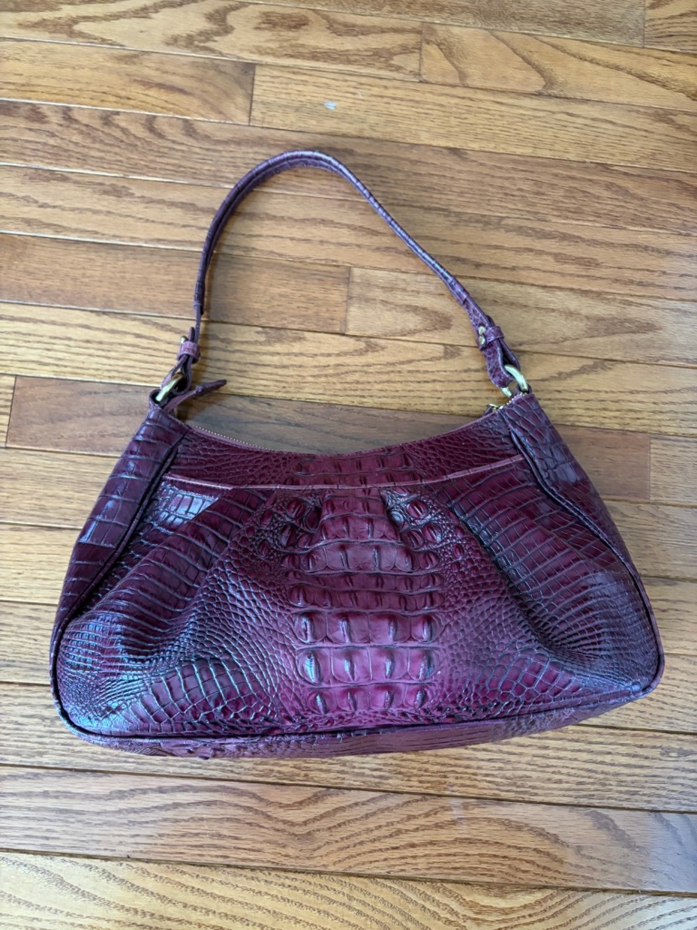 Brahmin Dark Iris Shoulder Bag Hobo Handbag - Picture 5 of 13